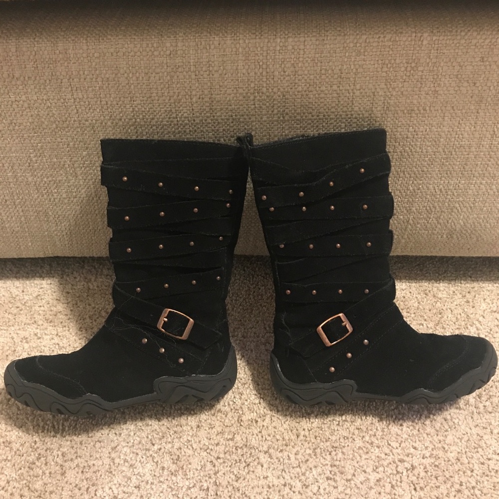 Umi Leather boots girls size 9